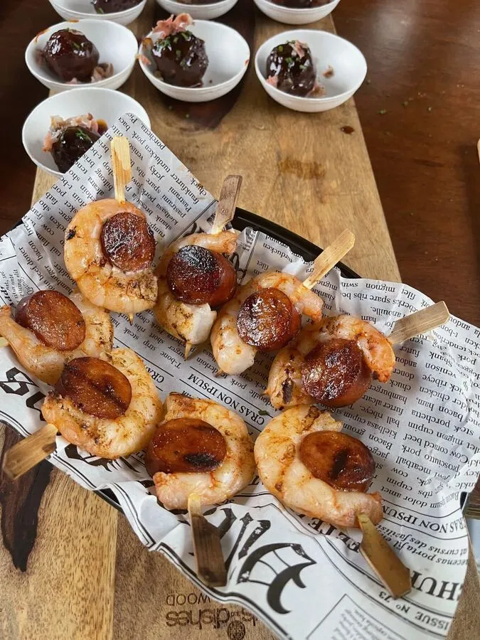 Gegrilde spiesjes